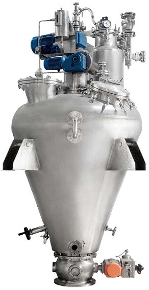 Singel_conical_spiral_vacuum_dryer