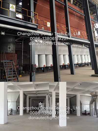 Continious fluidized bed dryer