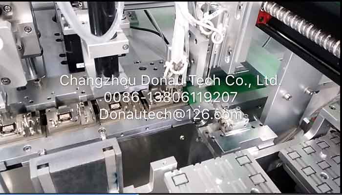 microphone assembling line